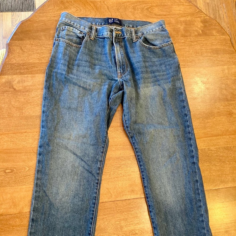 Gap Denim Straight Leg Jeans 33x30